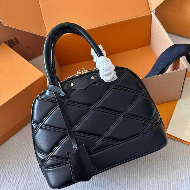 

Designer bag Cross Body Alma Bags 25CM Women Shell Fashion Shoulder Strip Crossbody Leather Handbags Purse Ladies Travel Cosmetic Bag Handbag Free Shipping