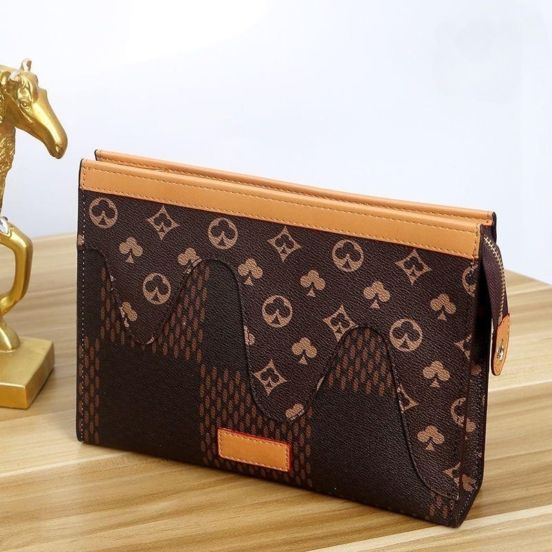 Designers Luxurys New Men's Handbag Business Handbag Large Capacity Fashion Handbag Wallet Men's Wallet