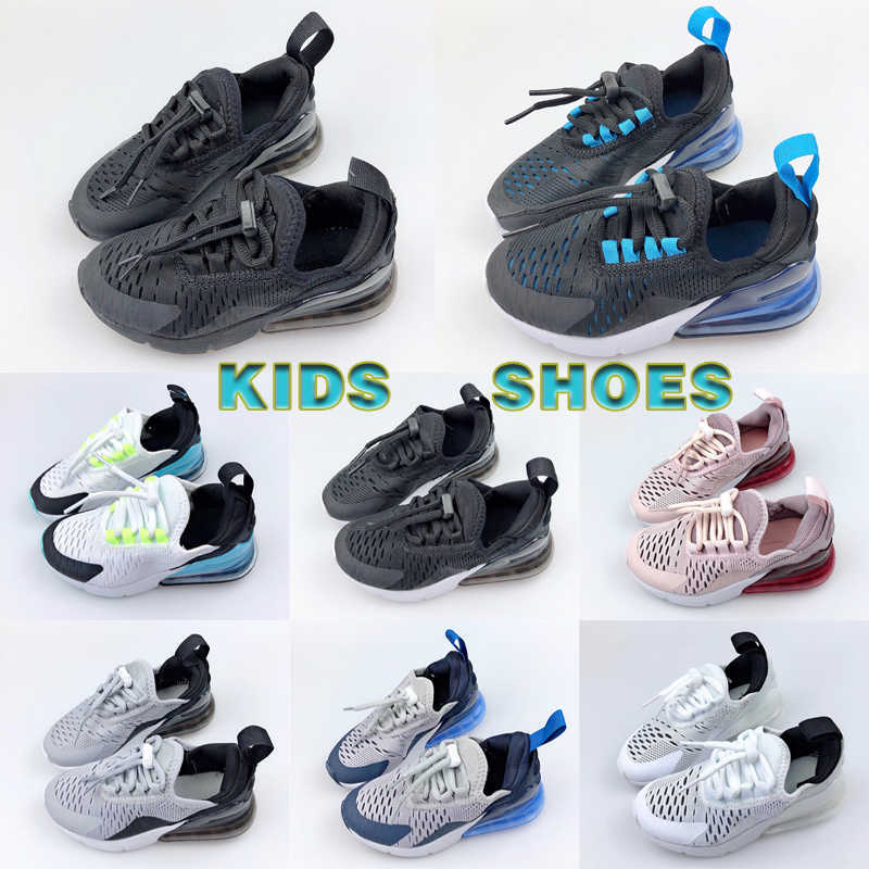 

High Quality Running Kids Shoes 270 Designer Boys Girls Shoe Children Baby Kid Youth Toddler Infants Sneaker Trainers Black Sports Outdoor SIZE 28-35, Separate color
