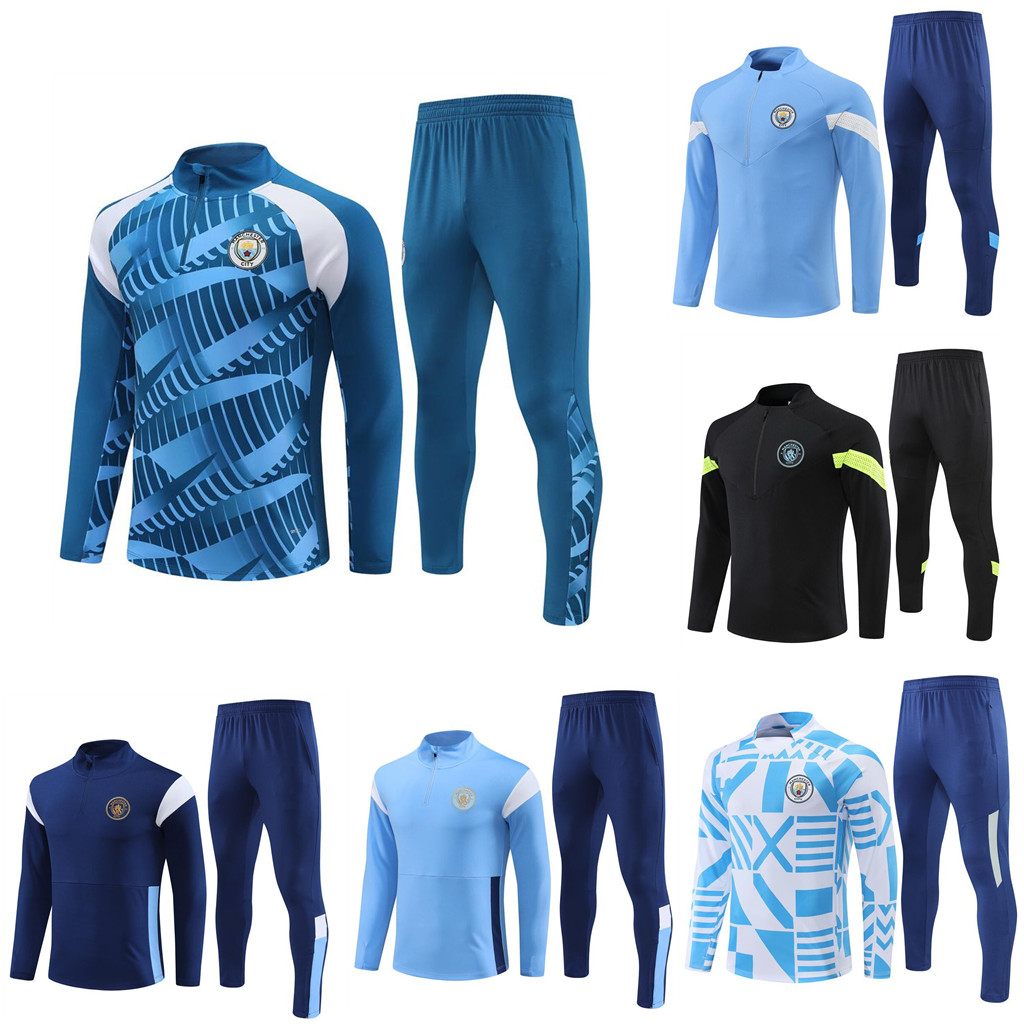 

HAALAND soccer jersey tracksuit DE BRUYNE MANS CITIES GREALISH STERLING FERRAN MAHREZ MANCHESTERS FODEN 22 23 24 training suit uniforms men kids