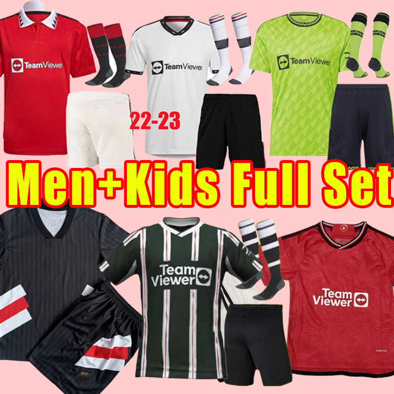 

Men kids full kits 22 23 24 SANCHO soccer jerseys B.FERNANDES MAN uTd RASHFORD football shirt 2022 2023 2024 MARTINEZ FRED MALACIA ERIKSEN MANCHESTER Shaw child, Icon