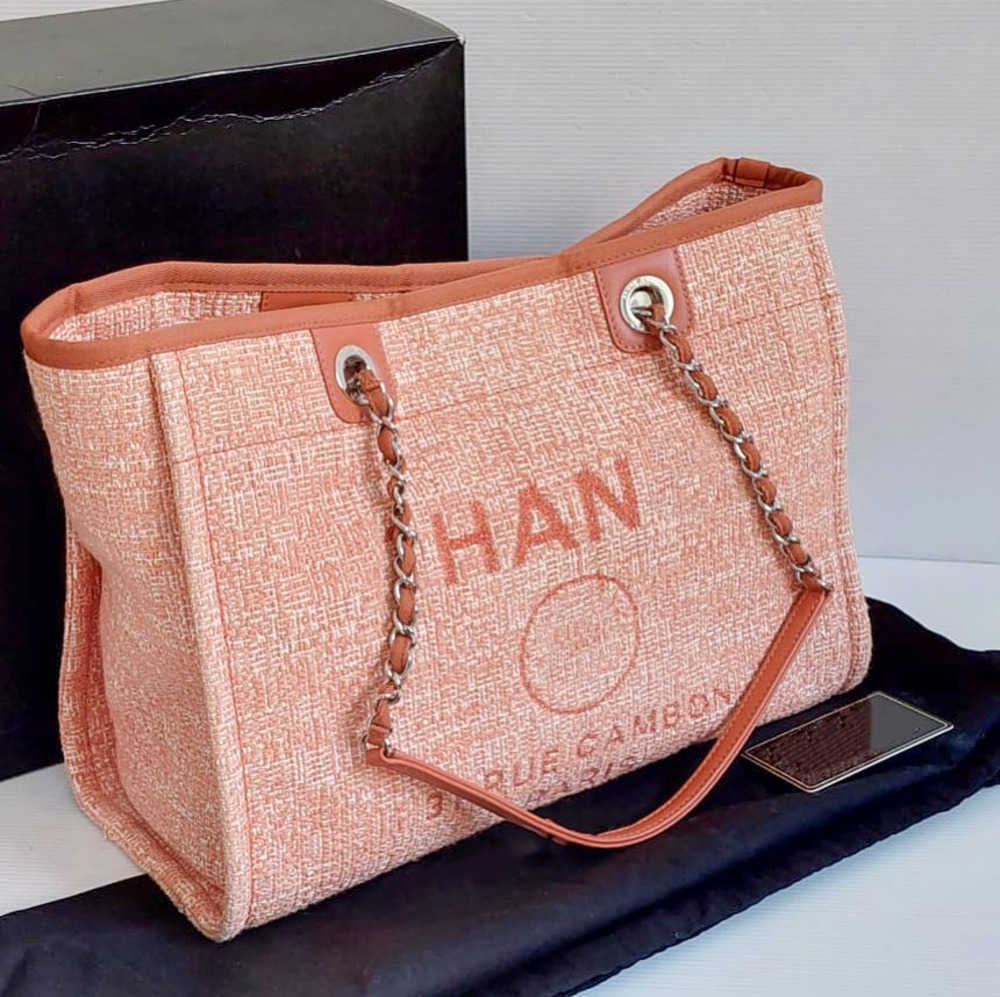 

Channel 2023 2022 Designer Deauville Tote Luxury Top Handle Shopping Bags Cc Wallet Crossbody Womens Mens Luxurys Clutch Travel Chain Purse Pochette Shoulder Bag