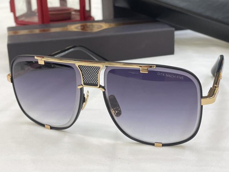 

Realfine 5A Eyewear Dita Mach-Five DRX-2087 Luxury Designer Sunglasses For Man Woman With Glasses Cloth Box