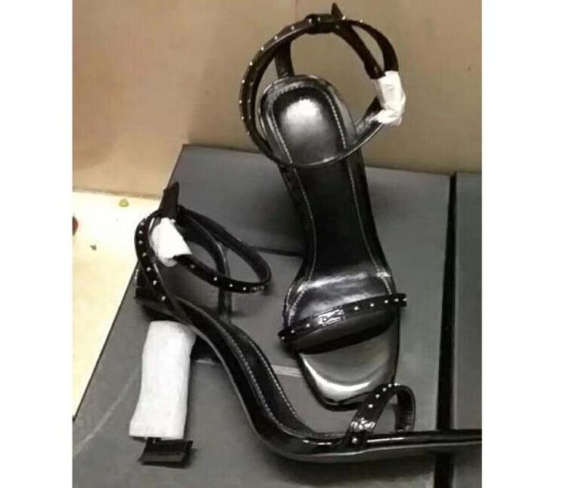 

2023 new fashion shoes women sandals peep toes ankle strap sandals stiletto heels feminino women shoes party sandalia7199284, Black