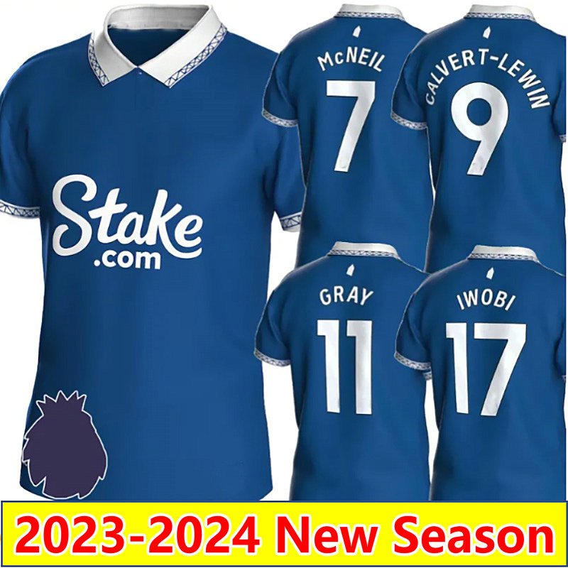 

23 24 McNEIL ONANA Soccer Jerseys DELE CALVERT-LEWIN GRAY 2023 2024 Football Shirt COLEMAN SIMMS DOUCOURE GANA MYKOLENKO ANDRE GOMES jersey Men kids kit sets uniorms, 23-24 home +patch