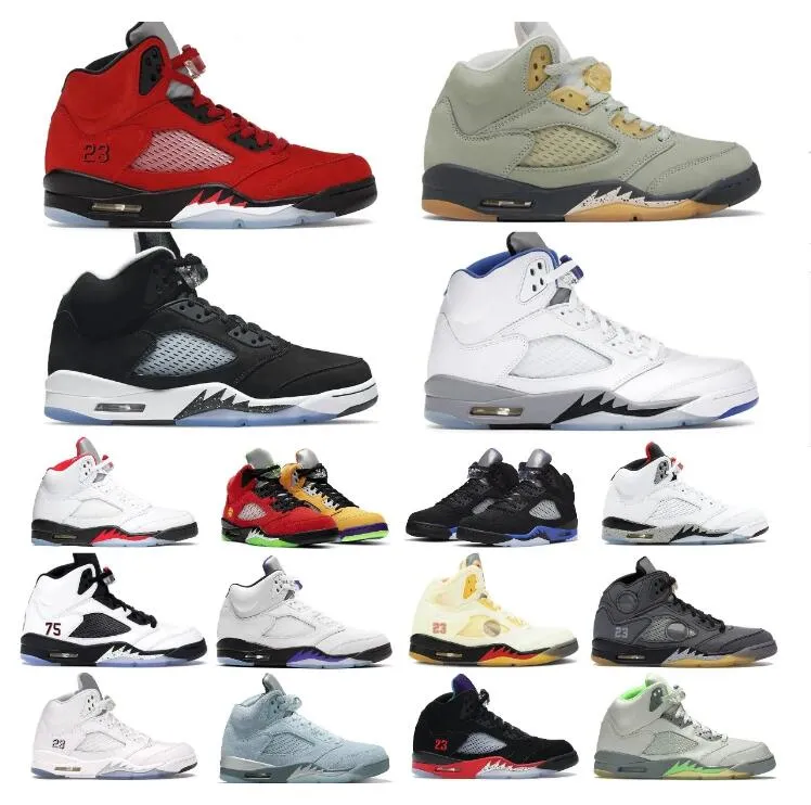 

2023 NEW 5s Raging Red Mens Basketball Shoes Jumpman 5 mens sneakers University Blue Hyper Royal Alternate Grape OG Black Metallic Men Train, 20