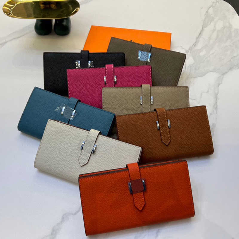 

Top Quality Leather Wallets H Designer Purse Womens Men Original Card Case Luxury Designer Bag Fashion Women Wallet Brand Cardholder, 09-8