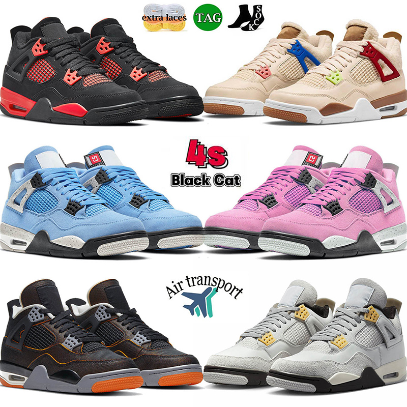 

Jumpman 4 men women basketball shoes 4s Union Guava Ice White Sail University Blue designer mens sneakers Fire Red Black Cat Taupe Haze trainer 36-47, 13