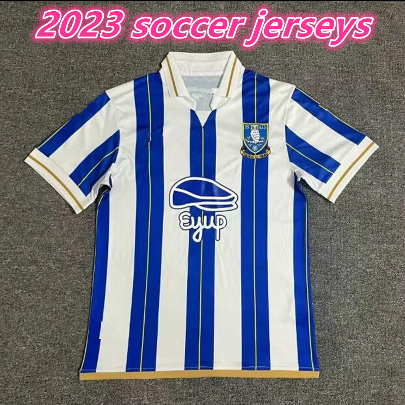 

23 24 Sheffield Wednesday home away soccer jerseys 2023 2024 palmer Vaulks Callum Paterson Michael Smith Tyreeq Bakinson Mallik Wilks football shirts top uniforms