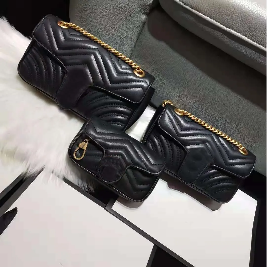 

Women Handbags Shoulder Bag 3 Size Real Leather Lady Fashion Marmont Luxury Bags Genuine Crossbodypurses Backpack 00 Purses, #8