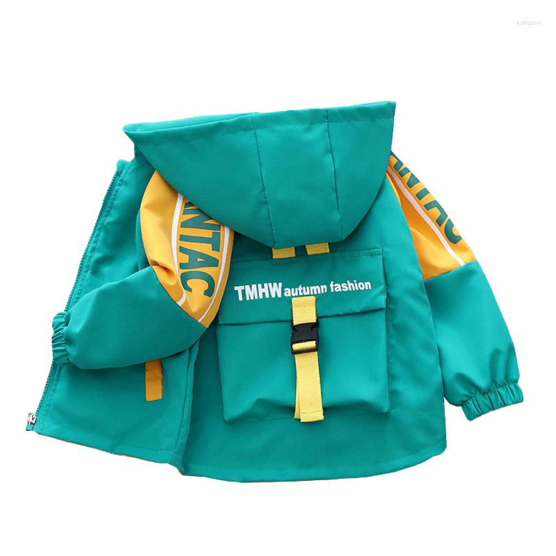 

Jackets Baby Boys Coat Spring Autumn Fashion Baseball Uniform Birthday Present Sports Jacket 2-7 Years Children Outerwear Clothing, Green