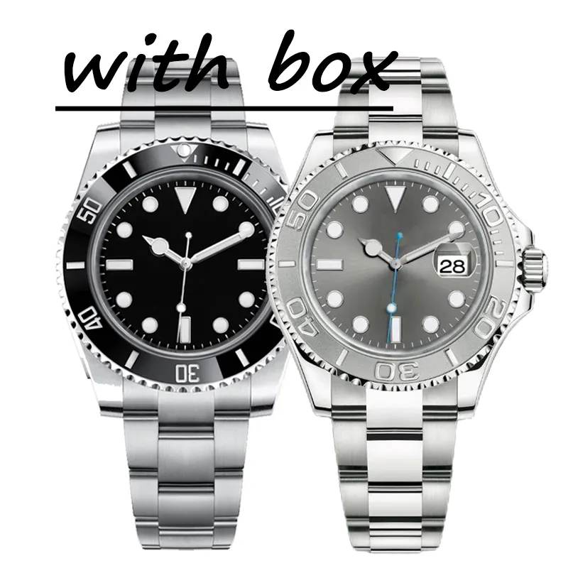 

Mens Watches Automatic Mechanical Watch Ceramics 41mm Full Stainless Steel Waterproof Luminous Sapphire Wristwatches Montre de luxe, Original box