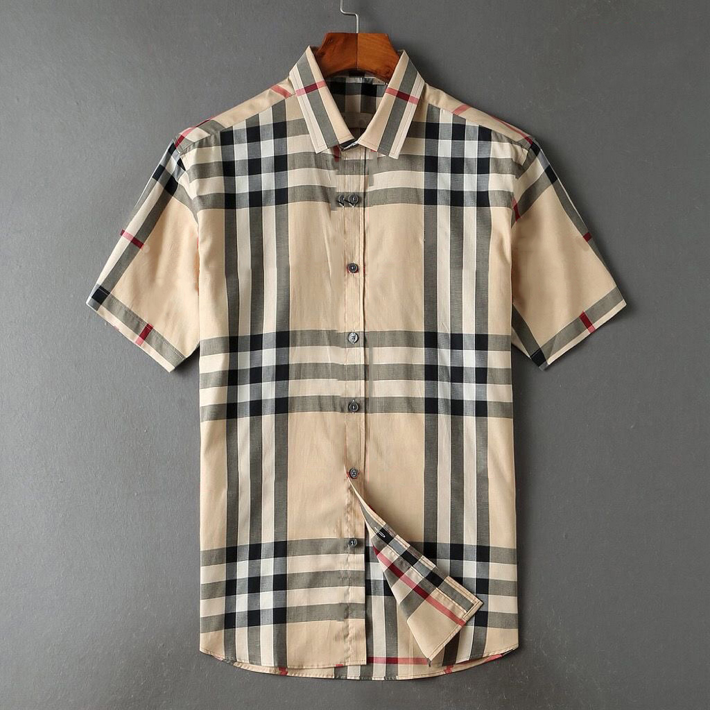2023 designer Men's T-Shirts fashion casual high-grade 100% cotton breathable wrinkle resistant slim commercial clothing street lapel short sle