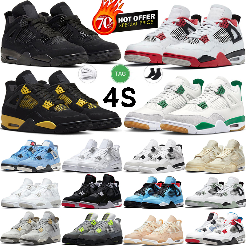 

red cement 4s basketball shoes 4 sb pine green military black cat White Oreo sail University Blue Cactus Jack photon dust for mens womens sports trainers sneakers, Item 32