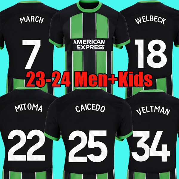 

23 24 MITOMA BHAFC soccer jerseys FERGUSON GILMOUR MWEPU MARCH 2023 2024 football shirt LALLANA VELTMAN CAICEDO SARMIENTO jersey men kids Kits sets uniform, Special