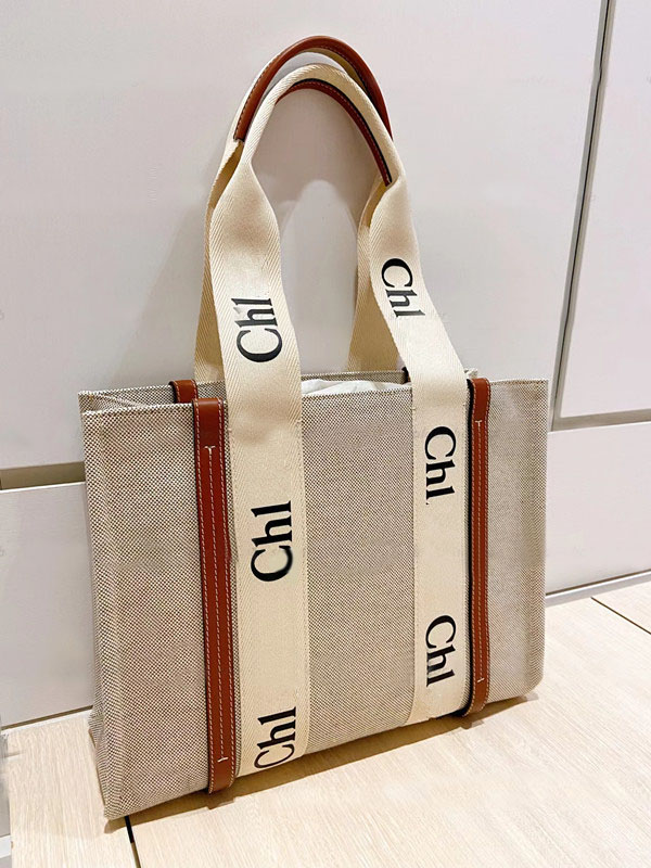 

Top Quality canvas Fashion Women beach Shoulder Bags WOODY travel Tote Bag Leather Handbags Wallet Purse summer Cosmetic Cross bodyBags Tote