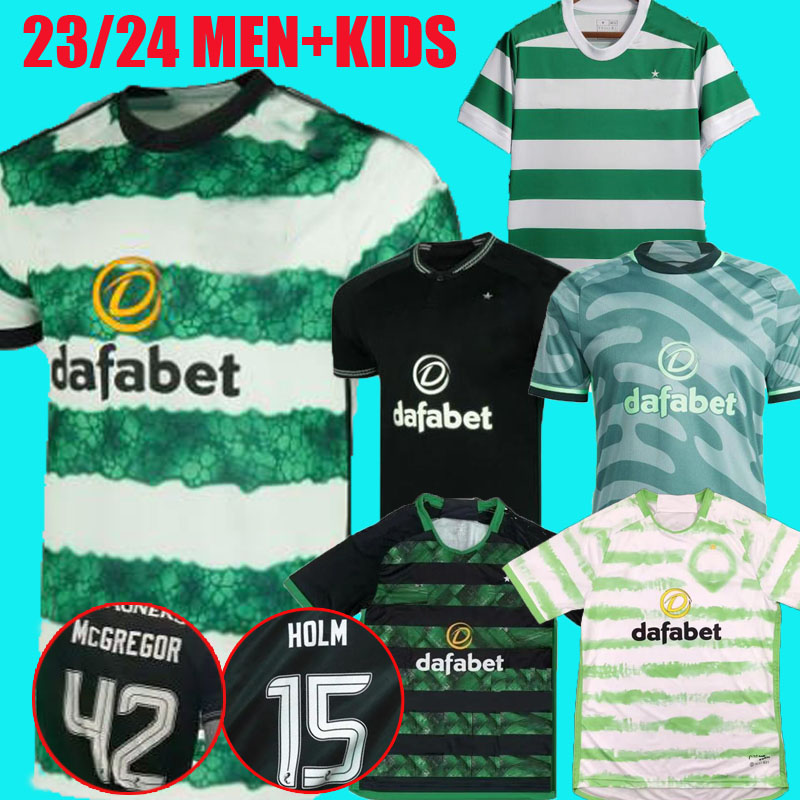 

2023 2024 soccer jerseys home away third 4th KYOGO JOTA AJETI 23 24 Mens Kids MCGREGOR TURNBULL STARFELT football shirts fans Carter-Vickers Celtic special edition, Adult home ucl