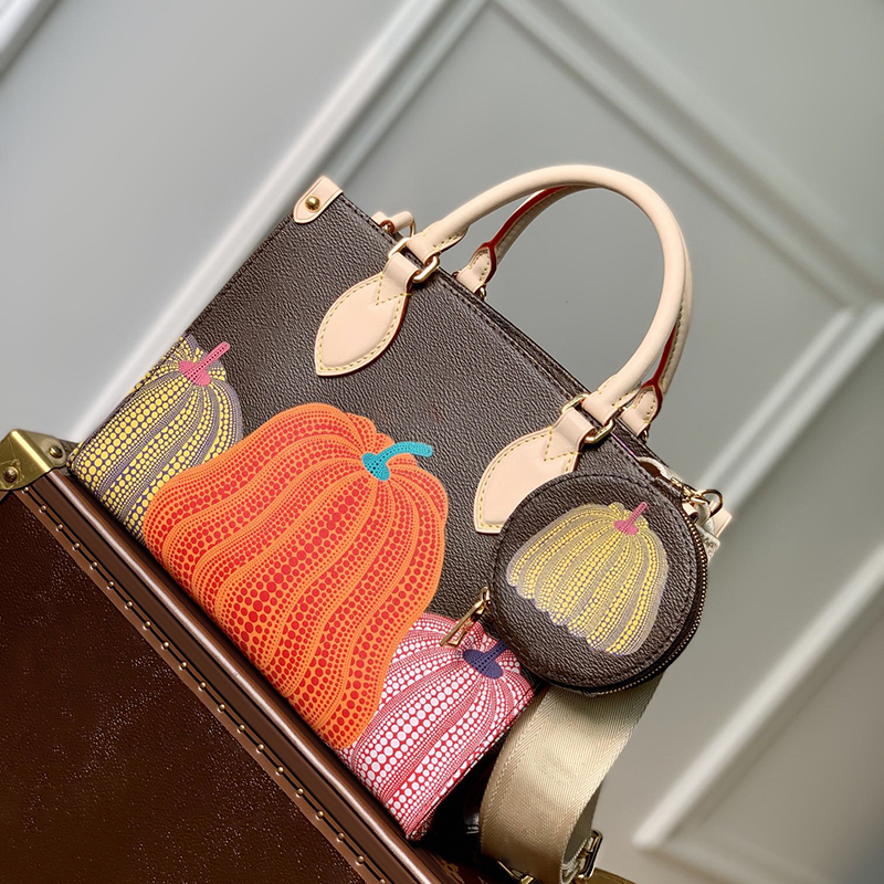 

Designer Tote Bags Luxury Shopping Bags 1:1 Quality Genuine Leather Handbags 25CM With Box ML219, M46373