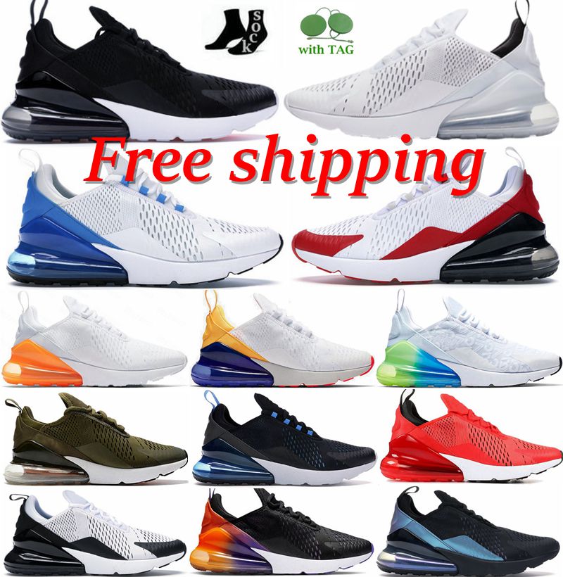

2023 Designers 270 270s Men Women Running Shoes University Red Runner Brown Barely Rose Triple Black White Dusty Cactus Multi Trainers Sports Sneakers Size 36-45