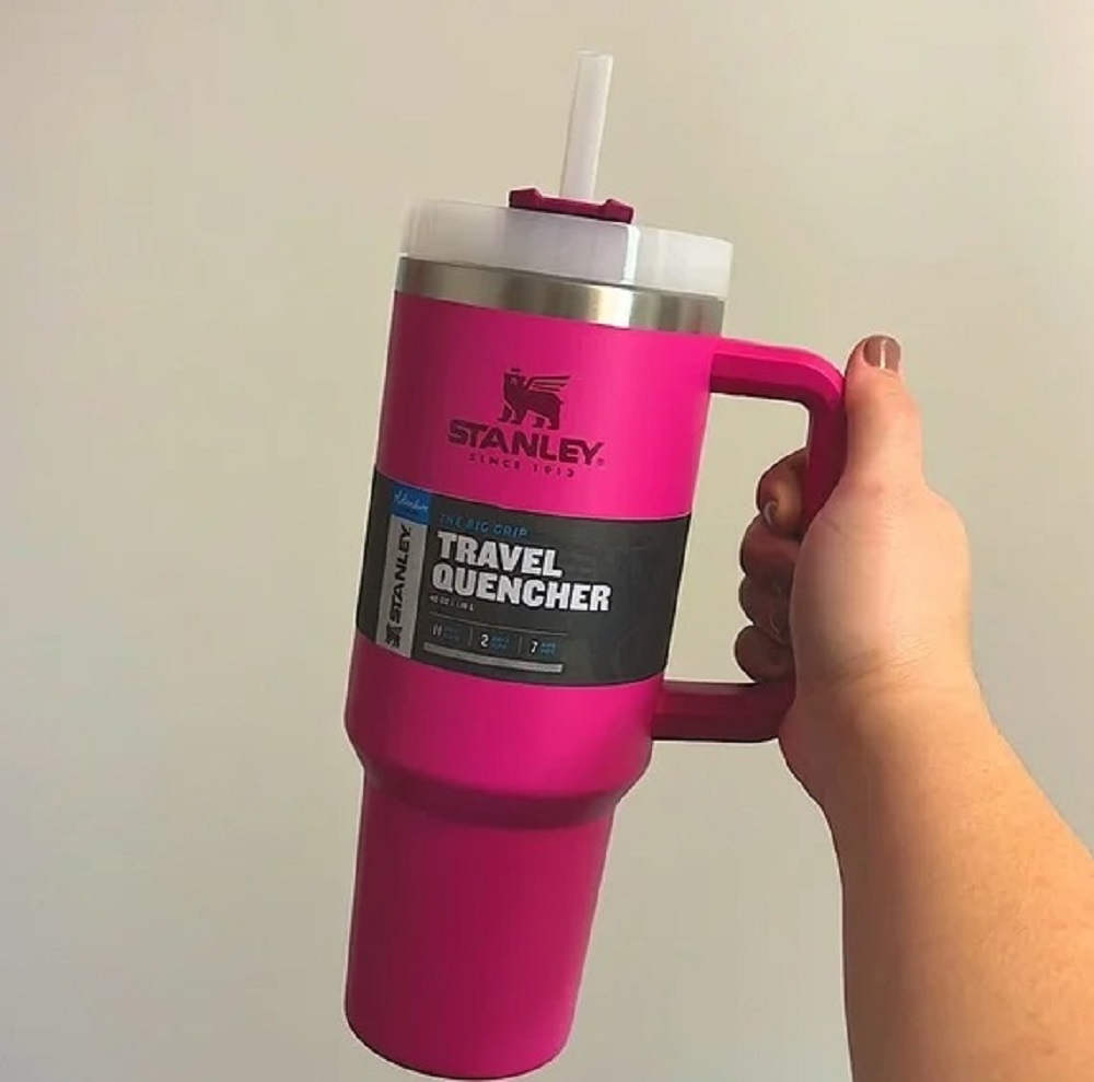 

DHL Stanley Tumbler Quencher H2.0 40oz Stainless Steel Tumblers Cups with Silicone handle Lid And Straw 2nd Generation Car mugs Keep Drinking Cold Water Bottles, Multi-color