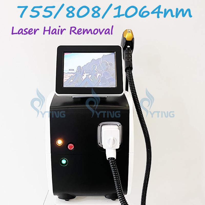 

12 Bars Diode Laser Hair Removal Machine 755nm 1064nm 808nm Lazer Hair Removal Depliation Device