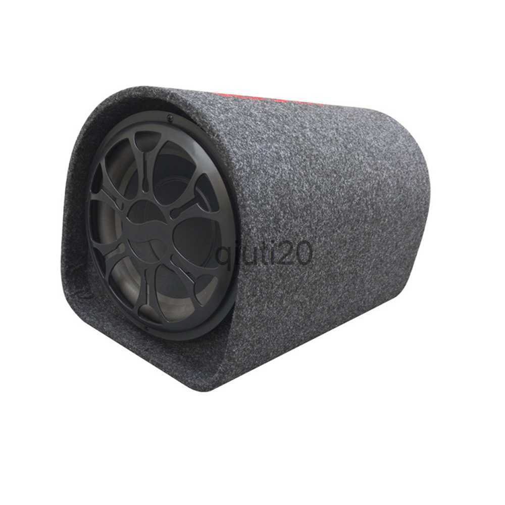 Portable Speakers 12V High Power Car Subwoofer Speaker 10 Inch Cylindrical Subwoofer Amplifier Car Universal Stereo Car Music Player Speaker x070-image-883570317