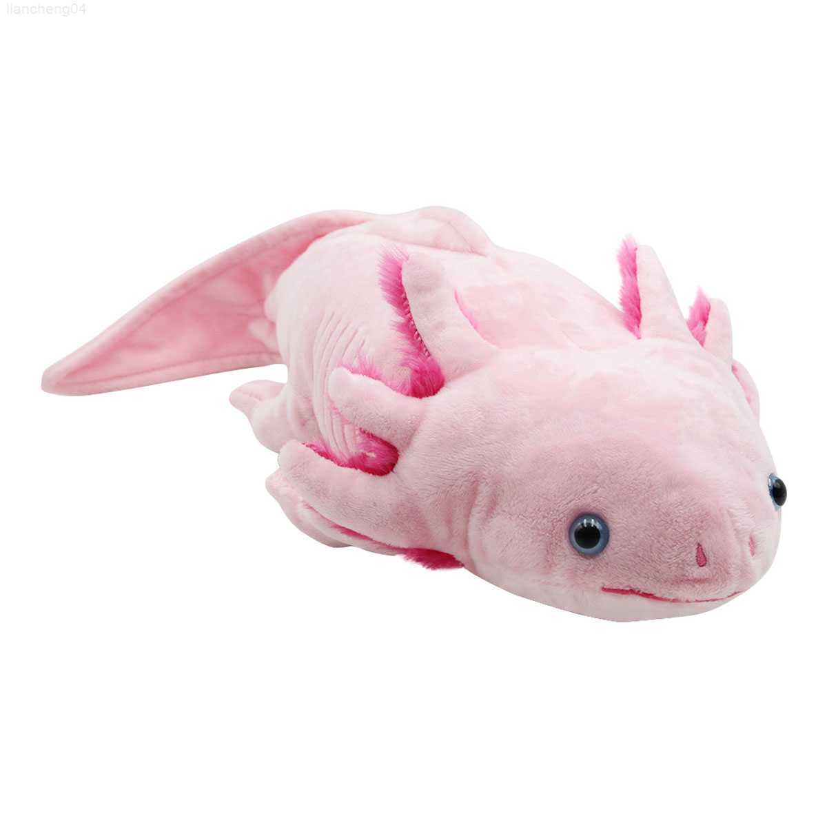 Stuffed Plush Animals Simulation Axolotl Plush Toy Animal Fish Cynops Soft Stuffed Pillow Doll For Kids Birthday 50CM L230707-image-883588643