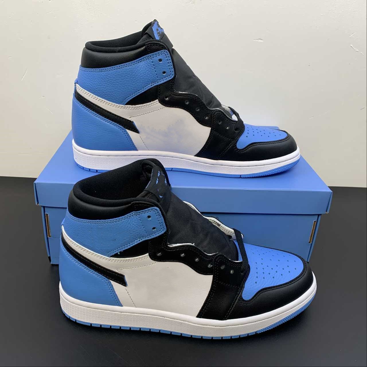 

New Release Classical Designer Men Women Basketball Shoes Jumpman 1s High Blue Black White Top Quality Sports Shoes Outdoor Sneakers With Box and Fast Delivery, Brown