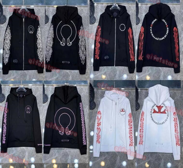 

Chromese Men's Hoodies Designer Winter Womens Sweatshirts Heart Ch Long Sleeve Jacket Loose Coat Hooded Hoody Women Hip Hop Chromees Hearts 7qI, W1111