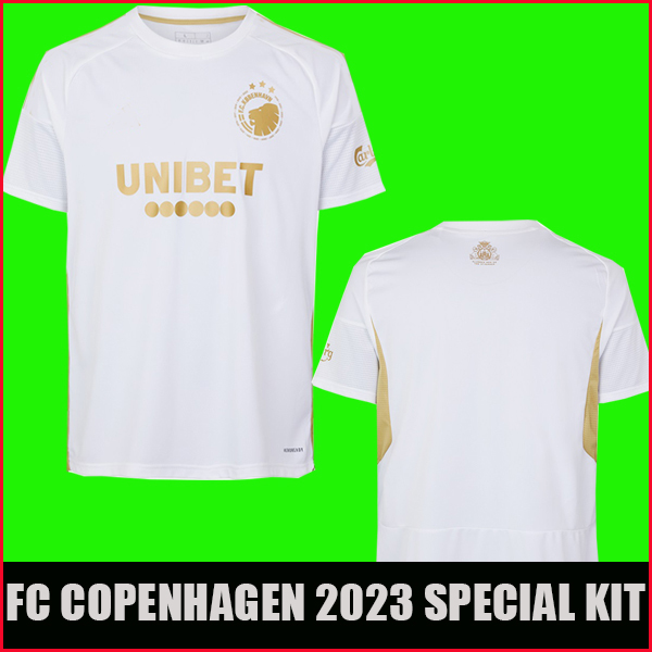 

White Gold FC Copenhagen 2023 Special soccer jerseys Kit denmark league football shirt jersey uniforms