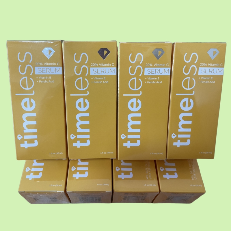 

Wholesale Timeless Serum Scarlett 30ml 20% VITAMIN C E Ferulic Serum Skin Moisturize Skin Care Face Lotion Essence 1fl.oz Make Up Fast Ship
