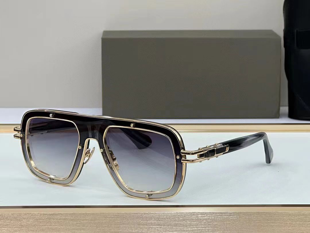 

Sunglasses For Men Women Retro Eyewear DTS 427 RAKETO Designers Style Anti-Ultraviolet Full Frame Random Box