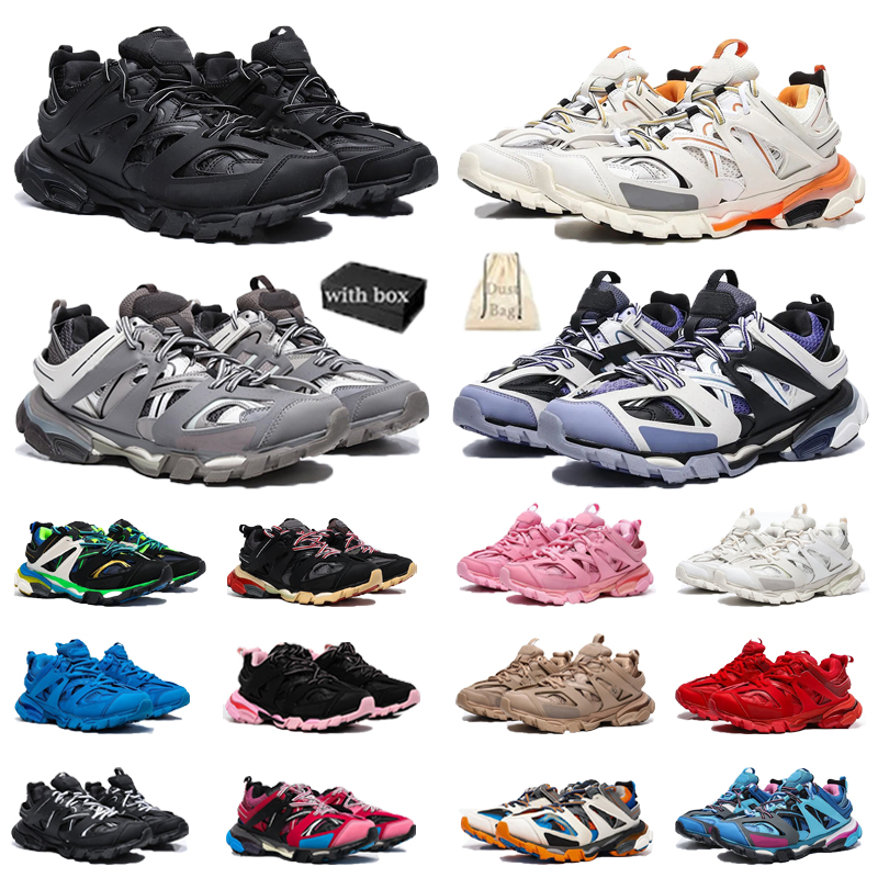 

Track 3 3.0 Sneakers for Men Women Casual Shoes Designer Luxury Brand Tracks Triple White Black Tess.S. Gomma Leather Trainer Nylon Printed Platform Trainers Runners