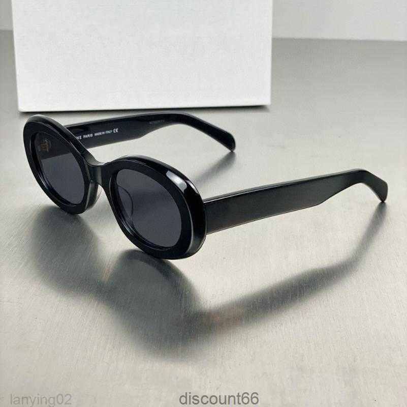 

60Sunglasses Ladies glasses sunglasses France Arc De Triomphe Vintage For Woman Sexy Cat Eye Glasses Oval Acetate Protective EyewearNTYW