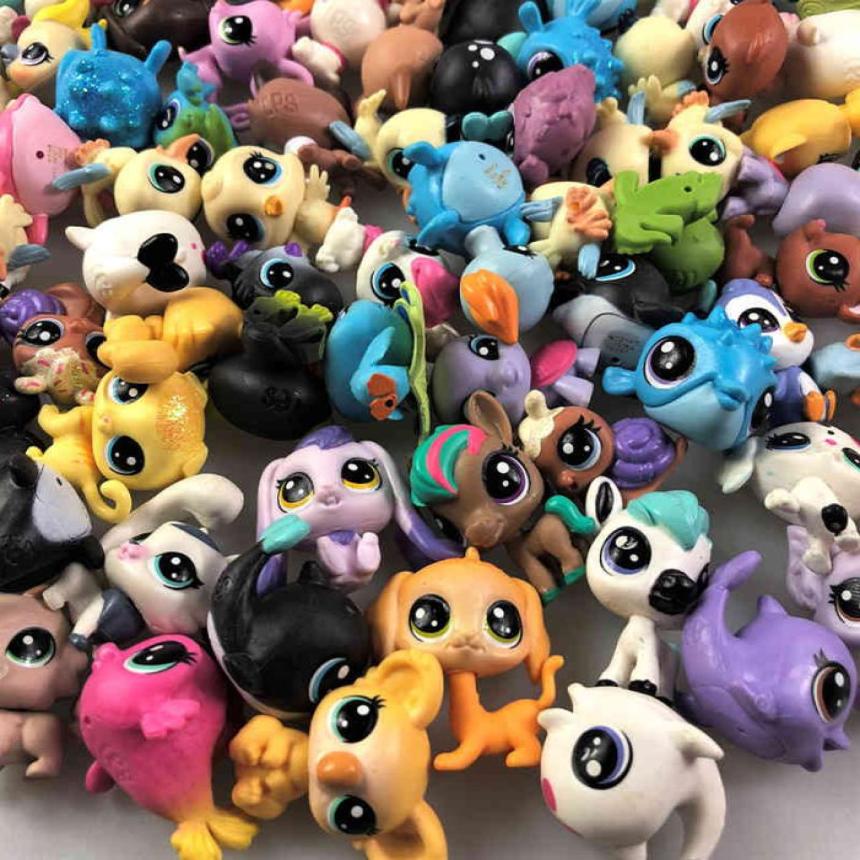 

Genuine small pet shop Q LPS Littlest Mini Doll handmade ornaments219G4635342