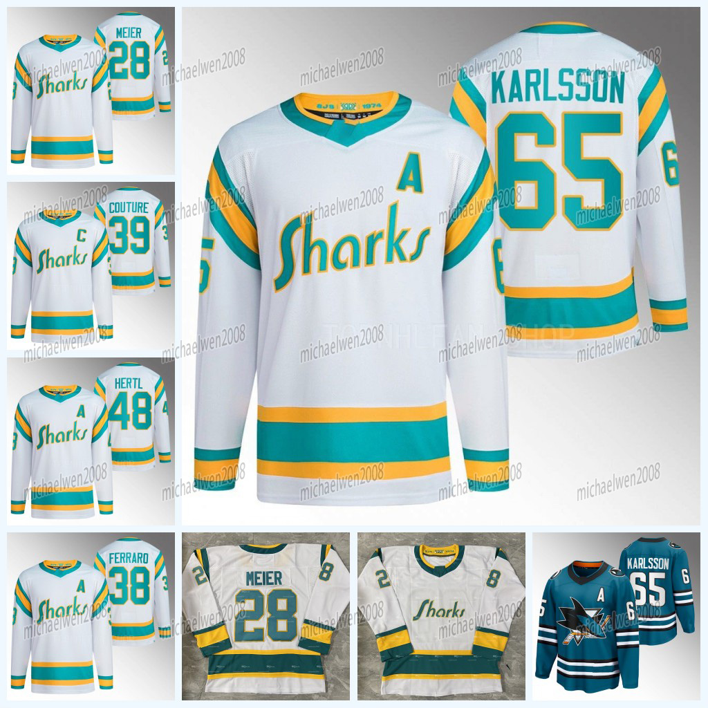 

Sharks Jersey Erik Karlsson Logan Couture Tomas Hertl Blackwood Jacob Peterson Nico Sturm Jonah Gadjovich Andreas Johnsson Kevin Labanc Kyle Burroughs Ferraro, White