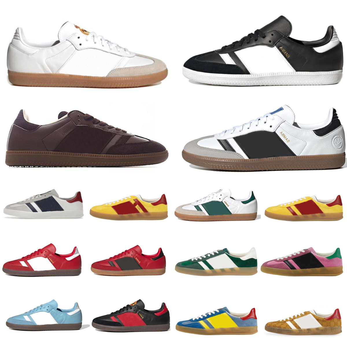 

5A Designer shoes Sneakers Gazelles Casual Shoes Running shoes Pink velvet Vegan Red Velvet Green suede men womens sneakers Luxury trainers Gazelle Outdoor shoes, #23
