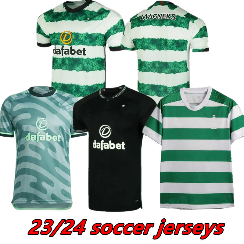 

23 24 Celtic Soccer Jerseys Home away KYOGO EDOUARD 2023 2024 ELYOUNOUSSI TURNBULL AJETI CHRISTIE JOTA GRIFFITHS FORREST MEN kit uniforms Football Shirt