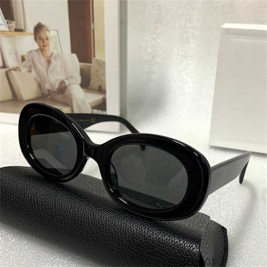 

Top Arc De Triomphe Sunglasses 01 Cool Blonde Havana Acetate Frame Oval with Temple Ins Same Style Glasses 40194 Small Sexy Womantc6t