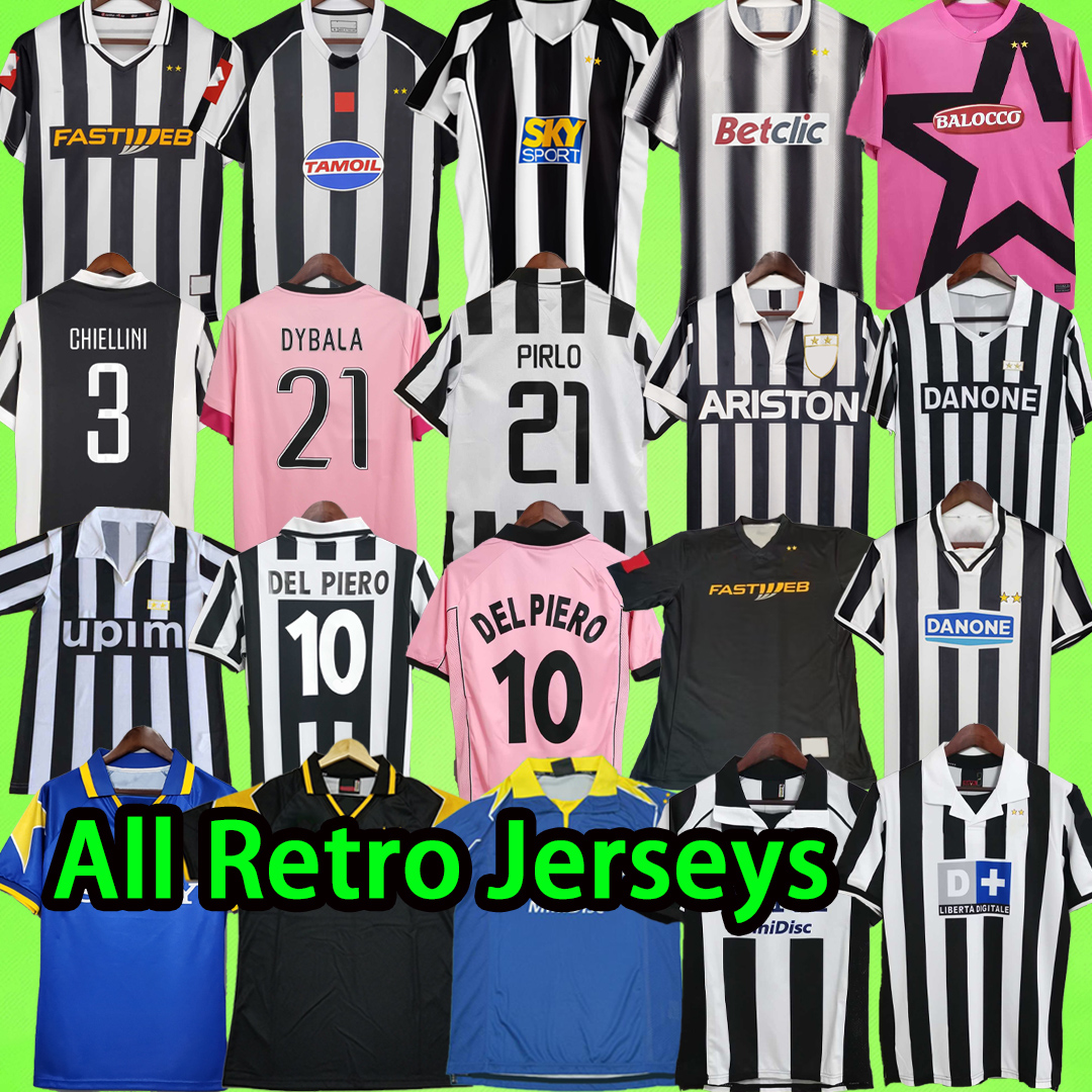 

JUVE Retro Soccer Jerseys MEN ZIDANE DEL PIERO PIRLO BUFFON 82 84 91 92 93 94 95 96 97 98 99 00 01 02 03 04 05 DAVIDS CHIELLINI football shirt 11 12 14 15 16 17 18 Vintage uniform, 92/94