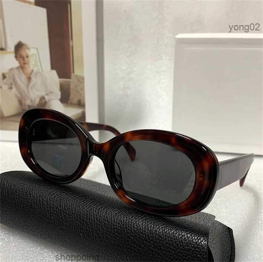 

Arc De Triomphe Sunglasses 01 Cool Sunglasses Blonde Havana Acetate Frame Oval Frame with Temple Ins Net Red Same Style Glasses 40194 Small Frame Sexy Womanpi59x7kv