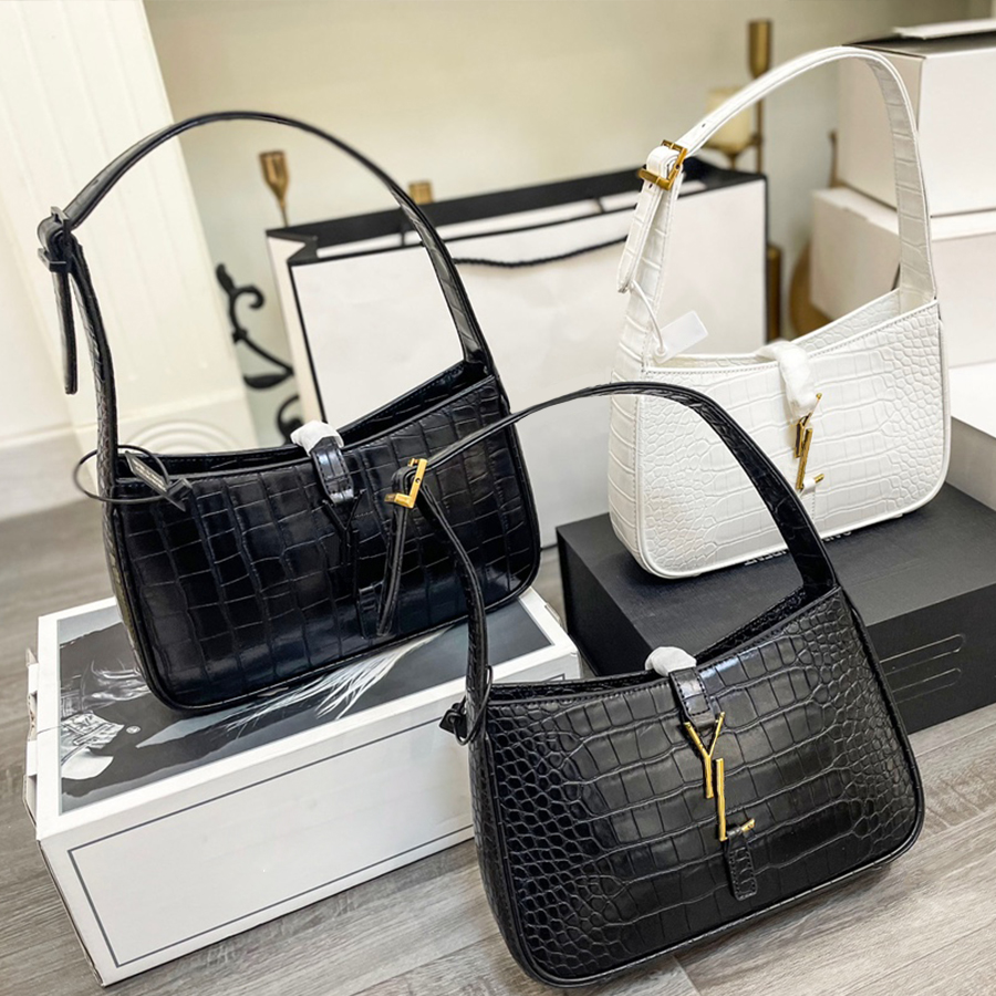 

Designer Women's Evening Bags Letter Temperament Lady's Leather Clutch Fashion Alligator Handbags 3 Colors Adjustable Shoulder Strap, C1