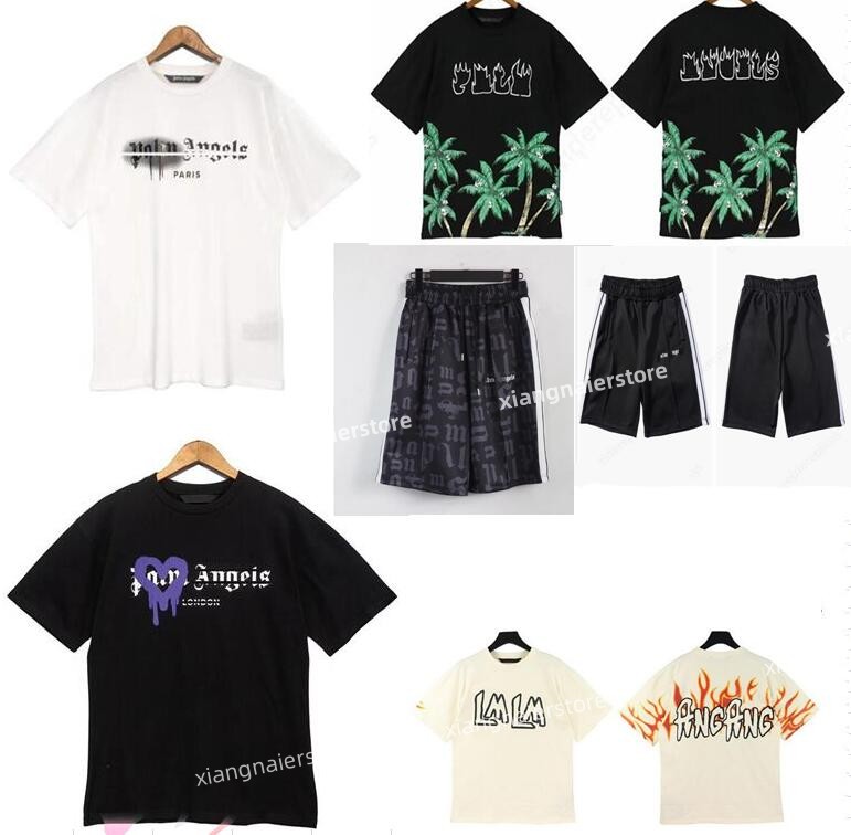 

Summer Mens Graffiti T-shirt palm t shirt Palms Palmangel City Designer Limited Inkjet Graffiti Letter Printing Men's Women's angels t shirt angel 5hj, Cu1