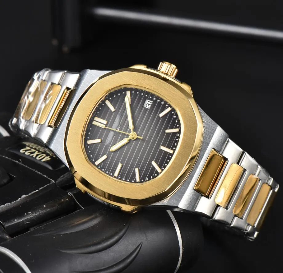 Top marque montres hommes femmes automatique mécanique qualité mouvement montre-bracelet classic5711 montre en acier inoxydable montres bracelet