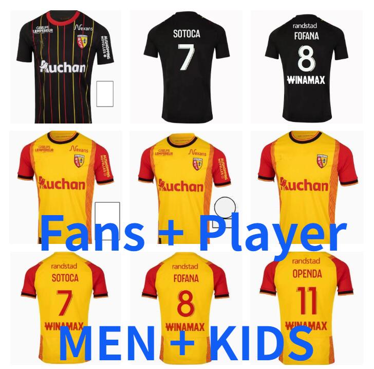 

23 24 RC Lens Maillot de Foot Soccer JerseyS frankowski SEKO FOFANA KAKUTA 2023 2024 Child Football Shirt Men Kids Kit Enfants SOTOCA MEDINA GANAGO fans player version
