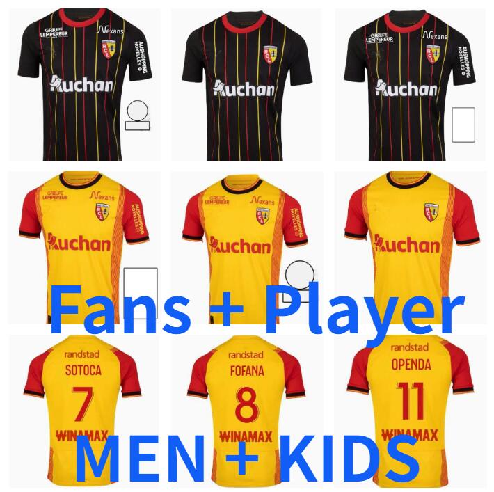 

fans player version maillot RC Lens 23 24 soccer jerseys home yellow frankowski KAKUTA OPENDA GANAGO SOTOCA FOFANA Football Shirt 2023 kids NOTRE SANG ESTOR