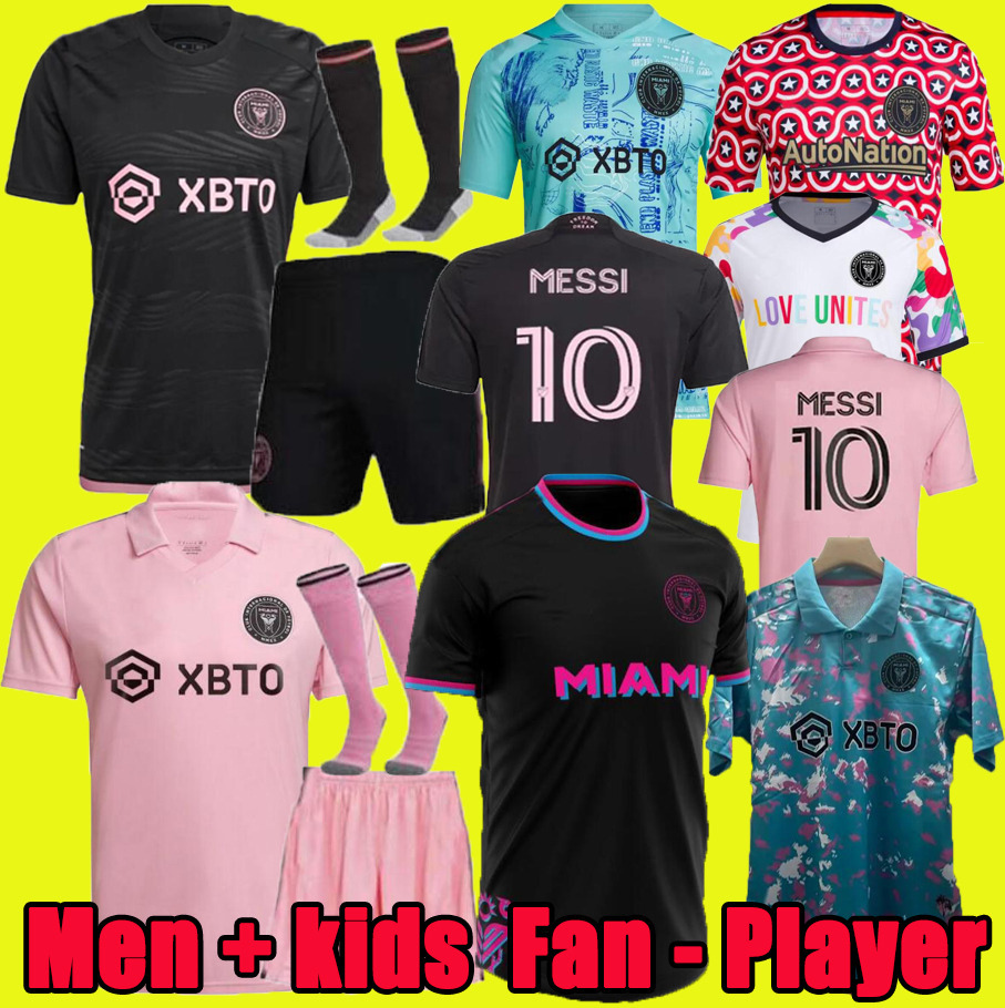 

MESSIS Inter Miami CF Soccer Jerseys 2023 2024 Player Fans version shirt Matuidi HIGUAIN JEAN FRAY CAMPANA YEDLIN BECKHAM MLS 23  football men kit kids women 3XL 4XL, Home