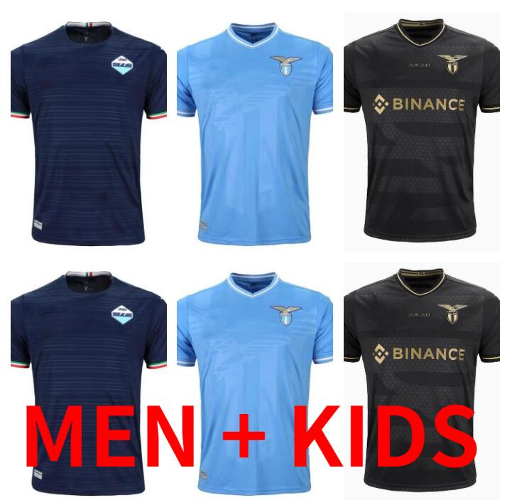 

23 24 SS Lazio home soccer Jerseys 2023 2024 IMMOBILE LUIS ALBERTO SERGEJ J.CORREA ACERBI BADELJ LUCAS MARUSIC LAZZARI Zaccagni football shirts men kids kit, 22/23