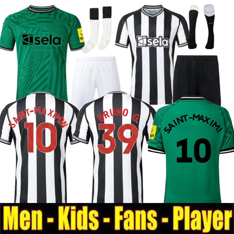 

23 24 Tonali home Soccer Jerseys Newcas away BRUNO G. JOELINTON ISAK 2023 2024 NUFC United home away MAXIMIN WILSON ALMIRON Football Shirt Mens Kids kit 4xL