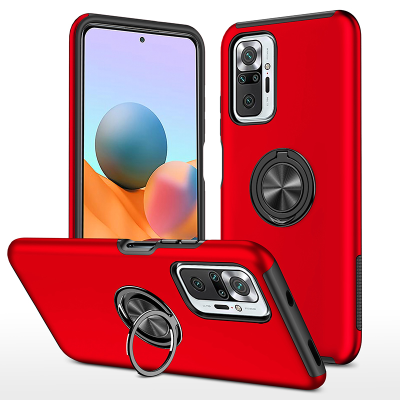 

Ring Holder Kickstand Phone Bag Cases For Xiaomi 10T 11 12 12S 12X Pro Max Redmi A1 Plus Note 10 11 12 Hybrid PC TPU Multifunction Cellphone Case Cover, Mixed colors(leave message to us)